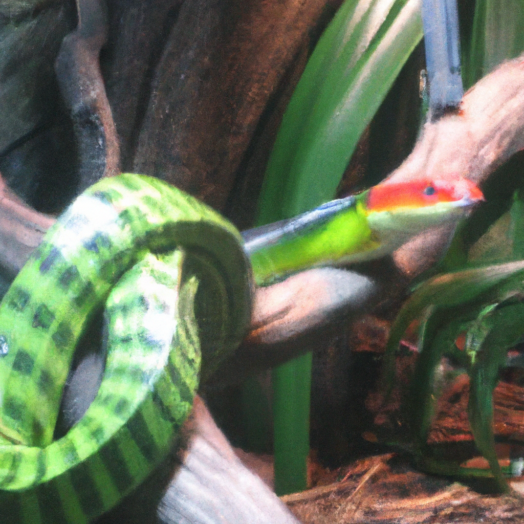 Bosque Tropical Hábitat Reptiles