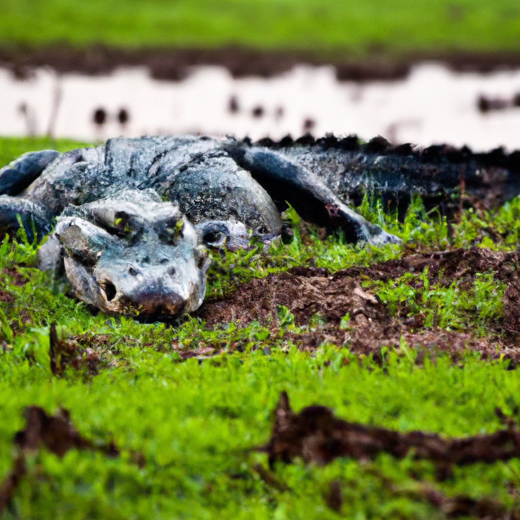 Cocodrilos En El Pantanal