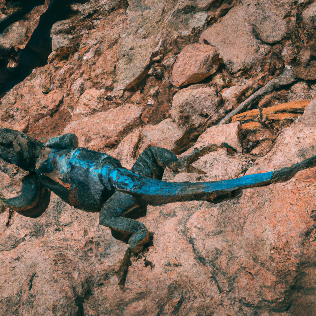 Desierto De Rocas Hábitat Reptiles