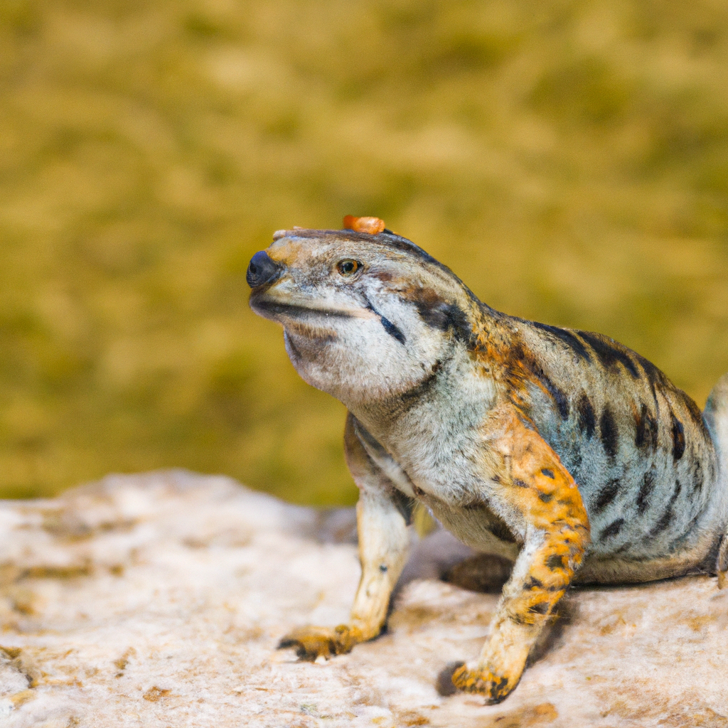 Desierto De Rocas Hábitat Reptiles