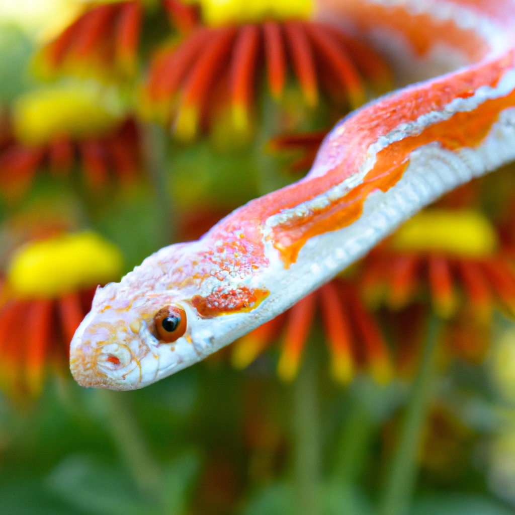 Serpiente De Maíz En Verano